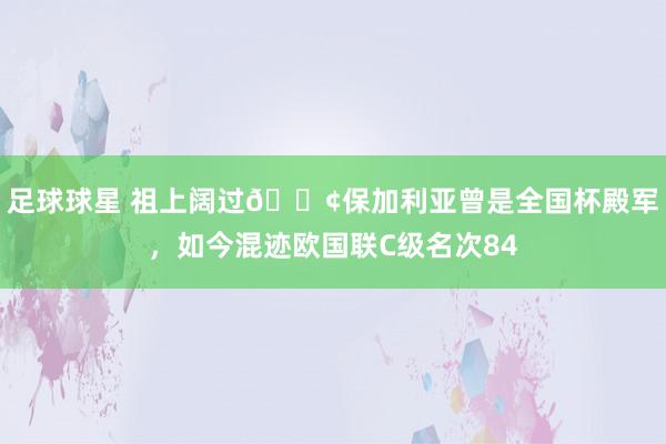 足球球星 祖上阔过😢保加利亚曾是全国杯殿军，如今混迹欧国联C级名次84