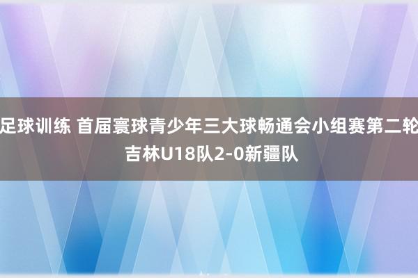 足球训练 首届寰球青少年三大球畅通会小组赛第二轮 吉林U18队2-0新疆队