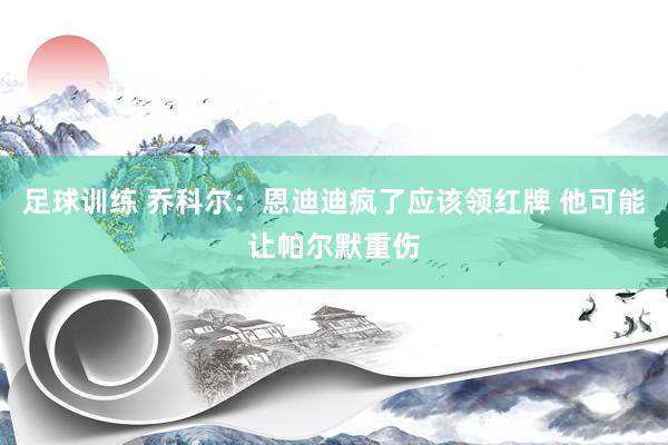 足球训练 乔科尔：恩迪迪疯了应该领红牌 他可能让帕尔默重伤