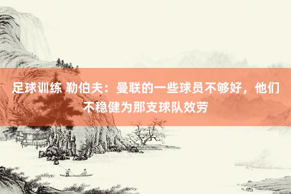 足球训练 勒伯夫：曼联的一些球员不够好，他们不稳健为那支球队效劳